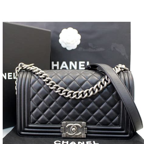 chanel boy bag blck|Pouches .